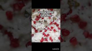 Pomegranate Curd Rice food foodies indiancuisine recipe cooking easyrecipe indianfood [upl. by Aiciled]