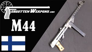 M44 Submachine Gun Finland Copies the Soviet PPS43 [upl. by Olympia961]