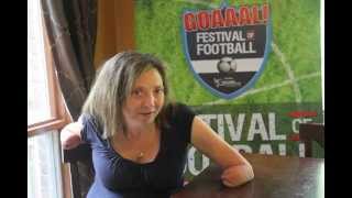 Cyndi Desjardins  our incredible Festival of Football Ambassador [upl. by Yarahs424]