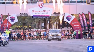 Vegas Nights amp Neon Lights Race the Strip at the Rock n Roll Las Vegas 12 Marathon w DGR [upl. by Aineval]