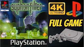 Syphon Filter  PS1  4K60ᶠᵖˢ UHD🔴  Longplay Walkthrough Playthrough Full Movie Game [upl. by Stutzman]