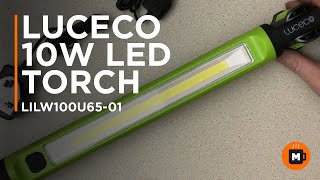 Luceco 10w 1000lm rechargeable work light torch LILW100U6501 [upl. by Felicity]