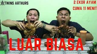 MUKBANG INDONESIA 2 EKOR AYAM CUMA 11 MENIT FEAT RICARICA96 EPS29 [upl. by Dodi]