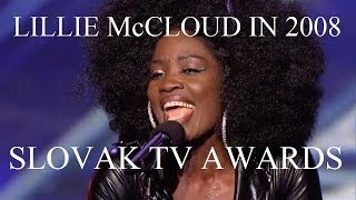 Lillie McCloud performance  OTO 2008 Slovak TV Awards [upl. by Einneb]