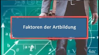 Faktoren der Artbildung [upl. by Amabelle307]