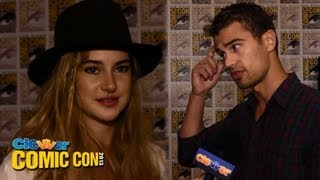 DIVERGENT Stars Share Favorite Scenes amp Discuss Characters  2013 ComicCon [upl. by Asiral]