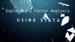 Exploratory Factor Analysis with Stata [upl. by Ydneh611]