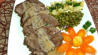 أطيب لحم روتي rôti de veau على طريقة الأعراس ، ابهري به ضيوفك بطعم و لا في الأحلام [upl. by Euqinomahs]