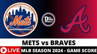 GAME 2  NEW YORK METS VS ATLANTA BRAVES ⚾️ MLB Game Score SEP 30 2024 [upl. by Ahsinyd]