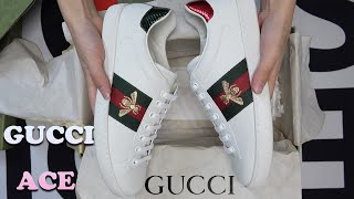 Gucci ACE With Bee Unboxing Review 2023 11 Quality Version [upl. by Renner]