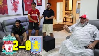 LIVERPOOL vs ASTON VILLA 20 LIVE FAN REACTION MO SALAH IS THE GOAT [upl. by Pang]