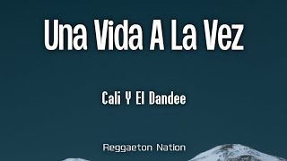 Cali Y El Dandee  Una Vida A La Vez LetraLyrics [upl. by Aoniak]