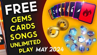 BEATSTAR  ALL FREE STUFF  CARDS  GEMS  SONGS  UNLIMITED PLAY  No Hack [upl. by Hagood]