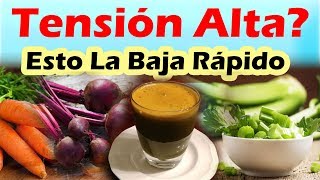 Como Bajar La Tensión o Presión Alta Rápido Con Remedios Caseros Para Bajar La Presión [upl. by Him]