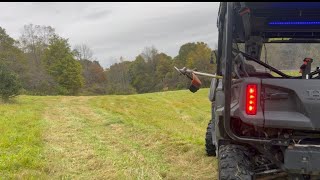 Clearing the trail to my deer stand [upl. by Godewyn]