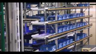 Automated Storage and Retrieval for totes and cases  Dematic Multishuttle® 2 [upl. by Demah]