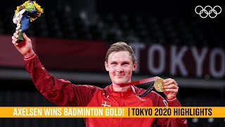 Axelsen beats Chen Long to win gold 🏸 Tokyo2020 Highlights [upl. by Roselba299]