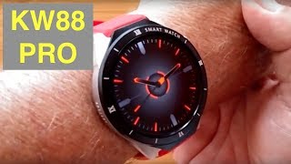 KingWear KW88 Pro SLEEK 3G Android 7 1GB16GB Smartwatch Unboxing and 1st Look [upl. by Faucher]