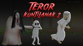 Teror Kuntilanak 2  Animasi Horor Kartun Hantu  Warganet Life [upl. by Werna]