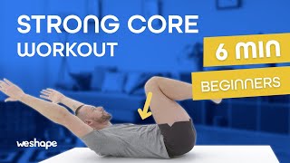 6 Minute core workout for beginners [upl. by Ellehcir747]