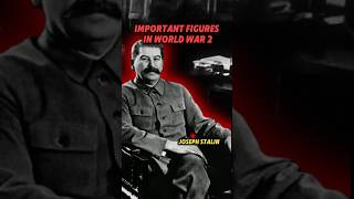 IMPORTANT FIGURES IN WORLD WAR 2 ww2 history historyfacts [upl. by Ayekat]