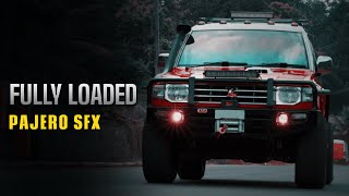 A Fully Loaded Over landing Pajero SFX 😍  The Mallu Garage [upl. by Imac]