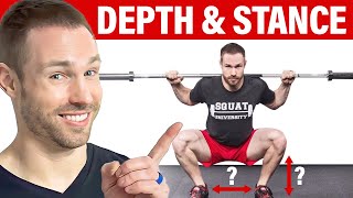 Squat Form For Your Anatomy Perfect Depth Stance And Width [upl. by Niliak]