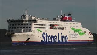 Stena Estrid arriving into Dublin Port 161223 [upl. by Annaeed97]