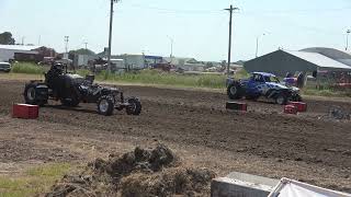 Pro Mod Class Race 2 Psycho Sneak VS The Godfather July 13 2024 Burwell NE Dirt Drag [upl. by Aidas]