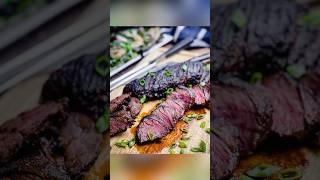 Ancho ChileCrusted Grilled Hanger Steak [upl. by Pentheas]