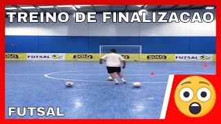 Futsal  Treino de finalização  Diagonal [upl. by Leirad]