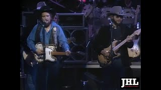 Hank Williams Jr amp Waylon Jennings The Conversation Live from the USS Constellation 1984 [upl. by Neeham694]