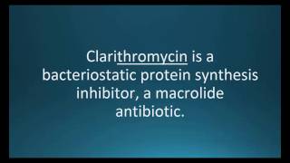 How to pronounce clarithromycin Biaxin Memorizing Pharmacology Flashcard [upl. by Dru]