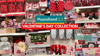 POUNDLAND VALENTINES DAY COLLECTION 2023  POUNDLAND HAUL  VALENTINES DAY 💞 TRAVELANDSHOP WITH ME [upl. by Rosella]