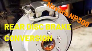 Nissan NP300 Rear disc brake conversion [upl. by Aihcela]