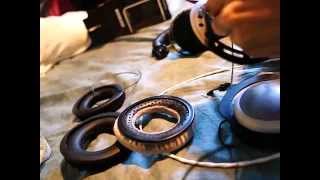 Manual ear pad replacement Hifiman he 400 to Beyerdynamic dt 880990 and back [upl. by Gaynor115]