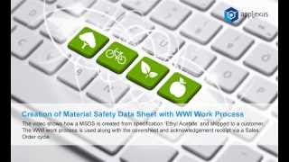 Automatic Shipping Of MSDS VIA WWI in SAP [upl. by Eirrehs]