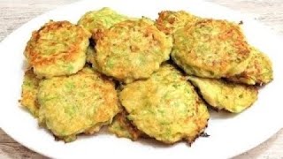 Estas TORTITAS DE CALABACÍN siempre triunfan  Receta fácil  ZUCCHINI PANCAKES Recipe [upl. by Fabrice]