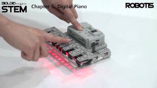 BIOLOID STEM Chapter 5 Digital Piano [upl. by Lertsek]