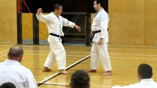 Sensei Masao Kagawa explaining different points in kata jion [upl. by Okomot798]