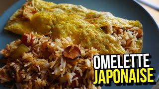 Omurice  Omelette Japonaise Végétarien 🍚🍳  Rapide facile et pas cher [upl. by Amorette214]