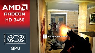 Left 4 Dead Gameplay ATI Radeon HD 3450 [upl. by Lyrem370]