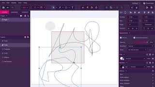 How to use drawing tools in Gravit Designer Corel Vector [upl. by Aisenat]