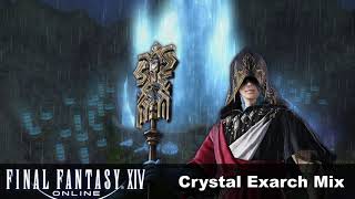 Crystal Exarch Mix  Final Fantasy XIV Rain and Thunder for 1 Hour [upl. by Cristi45]