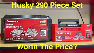 Husky 290 Piece Mechanics Tool Set  Worth The Money [upl. by Linet]