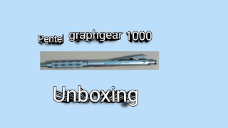 Pentel Graphgear 1000 machanical pencil unboxingKushal vlog [upl. by Gabriele574]