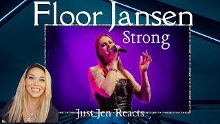 Floor Jansen quotStrongquot live REACTION Video  Oh NO Floor Criesand we all cry with her  Just Jen [upl. by Deerdre815]