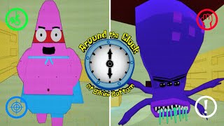 Battle Tutorial  Minigame Around the Clock at Bikini Bottom [upl. by Troxell38]