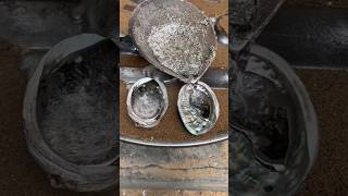 Copy two metal abalones metal casting material experiment process [upl. by Millman]