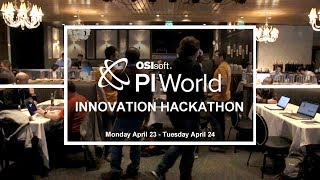 OSIsoft PI World Innovation Hackathon for Programmers Data Scientists Analysts and Power Users [upl. by Liartnod533]